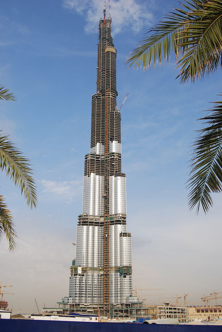Dubai, skyscrapers, Burj Khalifa - desktop wallpaper