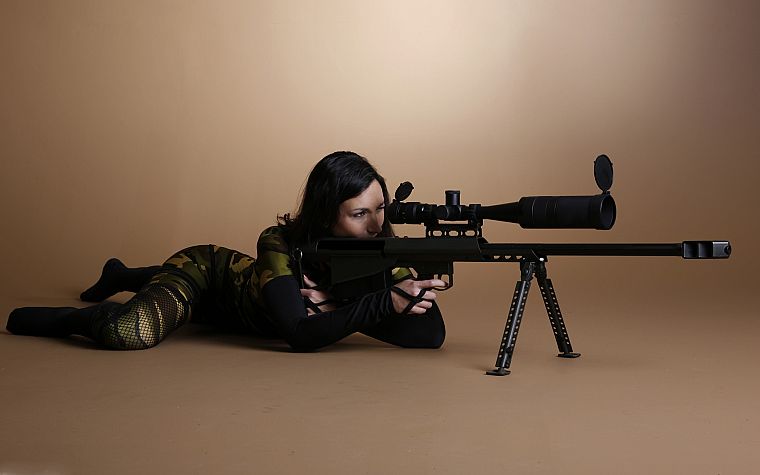 women, snipers - desktop wallpaper