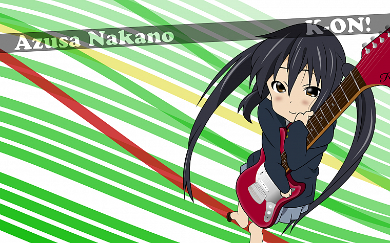 K-ON!, Nakano Azusa - desktop wallpaper