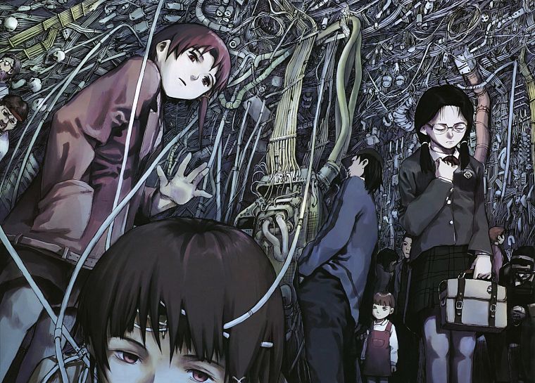 Serial Experiments Lain, technology, Iwakura Lain, anime - desktop wallpaper