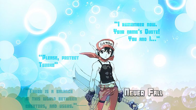 Cave Story, video games, quote (character) - desktop wallpaper