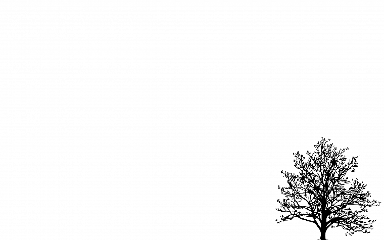 minimalistic, trees, simple background, white background - desktop wallpaper
