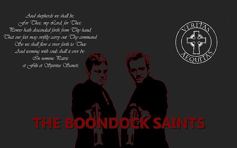 movies, text, Boondock Saints - desktop wallpaper