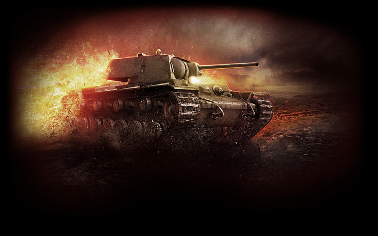 tanks, battles, World of Tanks, KV-1 - desktop wallpaper