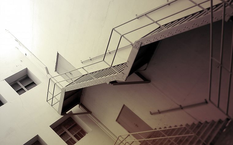 architecture, buildings, stairs - desktop wallpaper