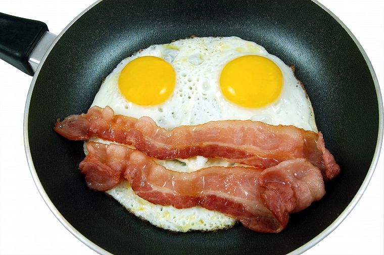 eggs, bacon, egg omelets, fried eggs - desktop wallpaper