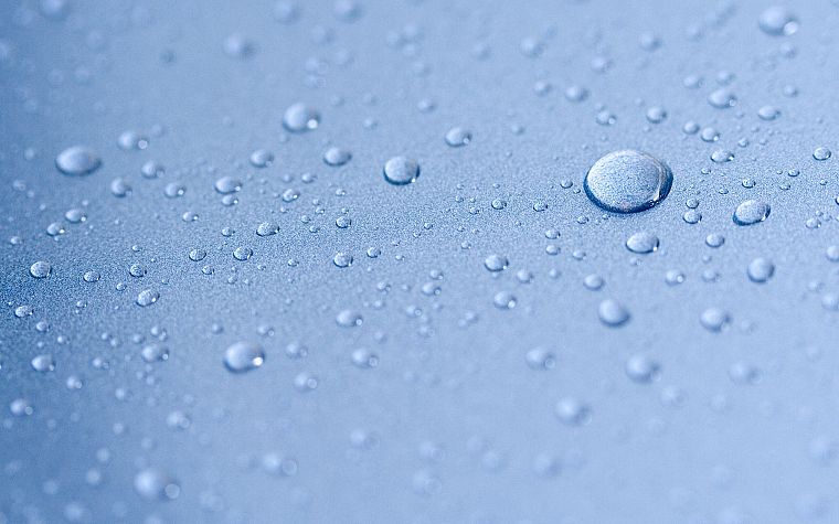 water drops, macro - desktop wallpaper