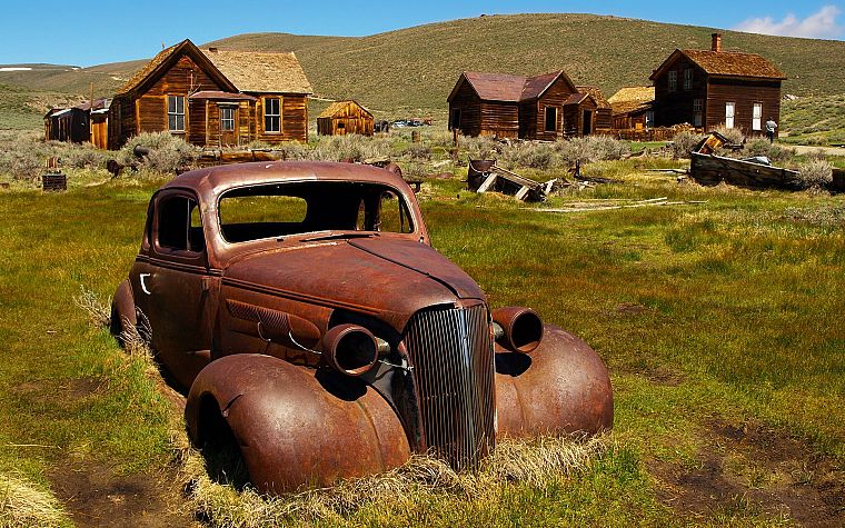 landscapes, cars, rust, rusted - desktop wallpaper
