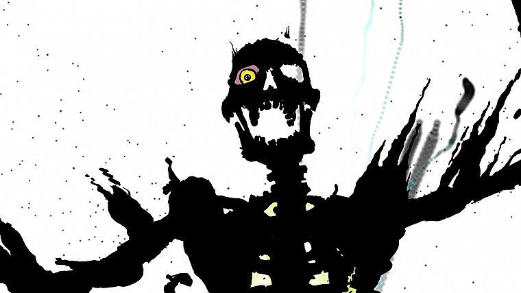 Watchmen, skeletons, Jon Osterman, graphic novel - desktop wallpaper