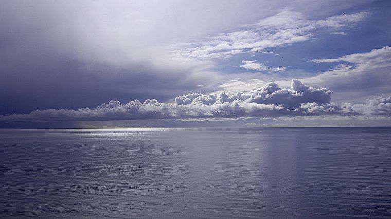 water, ocean, clouds, sea - desktop wallpaper