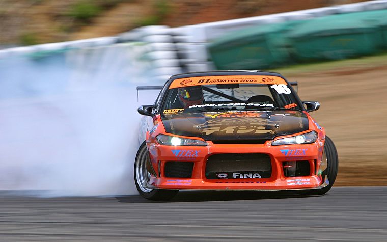 cars, drifting cars, Formula Drift, Nissan Silvia - desktop wallpaper