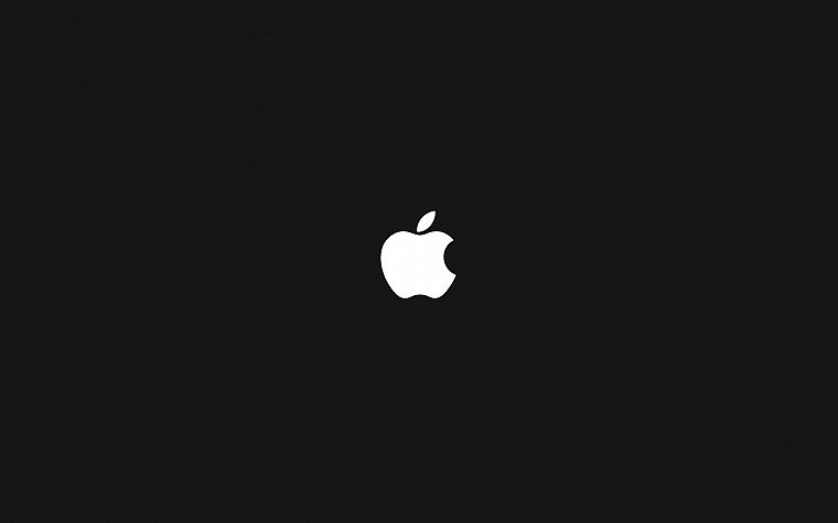 minimalistic, Apple Inc., technology, logos - desktop wallpaper