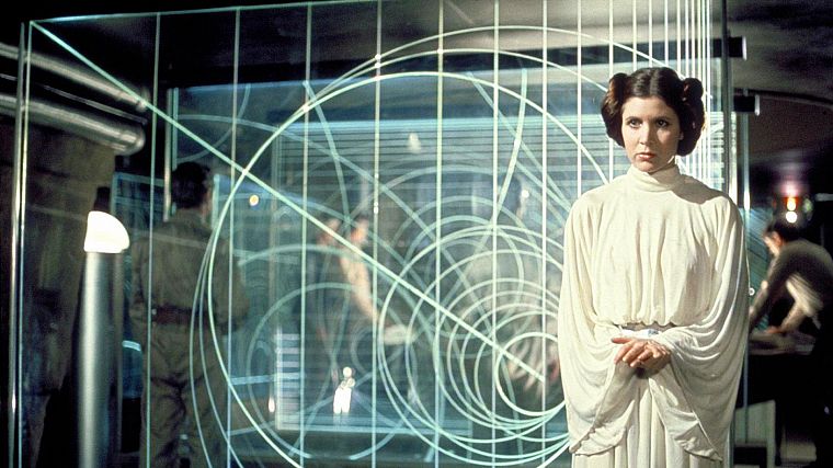Star Wars, movies, Carrie Fisher, Leia Organa - desktop wallpaper