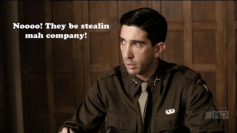 funny, Band Of Brothers, David Schwimmer - desktop wallpaper