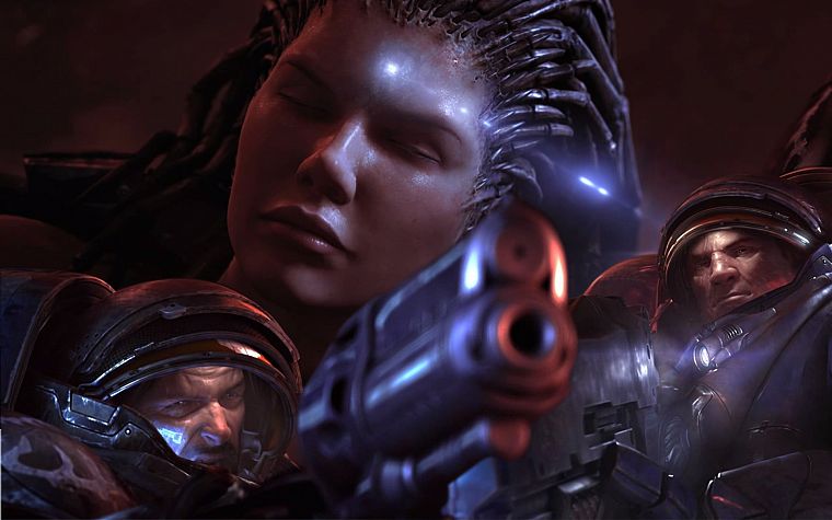 Sarah Kerrigan Queen Of Blades, StarCraft II - desktop wallpaper
