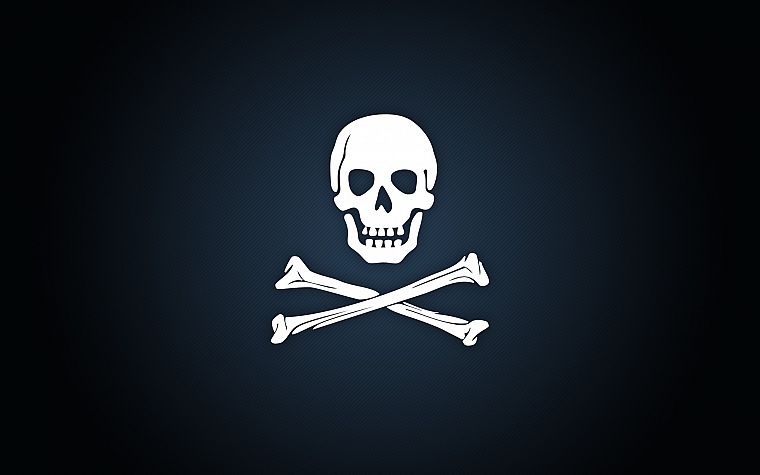 pirates, skull and crossbones, Jolly Roger - desktop wallpaper