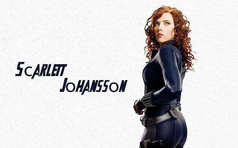 women, Scarlett Johansson, actress, Black Widow, Natasha Romanoff, The Avengers (movie) - desktop wallpaper
