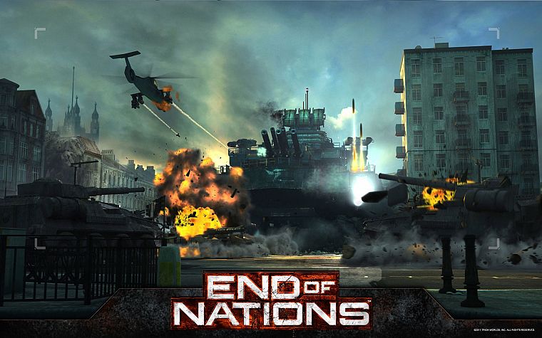 war, helicopters, tanks, vehicles, End Of Nations - desktop wallpaper