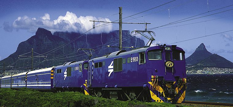 paintings, trains, South Africa, realistic, vehicles, locomotives, South African, Class 6E1, electric locomotives - desktop wallpaper