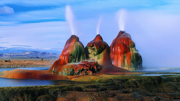 multicolor, fly, Nevada, Black Rock desert - desktop wallpaper