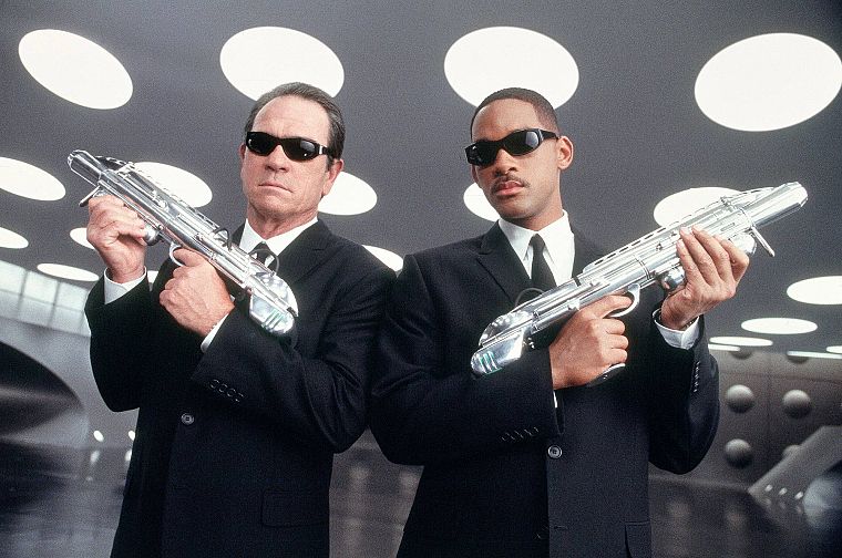 sunglasses, Men in Black, Will Smith, Tommy Lee Jones, movie stills - desktop wallpaper