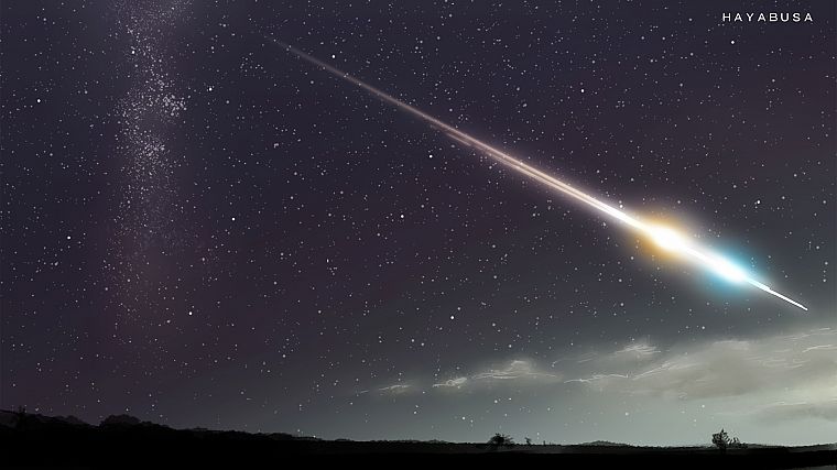 outer space, meteorite, skyscapes - desktop wallpaper