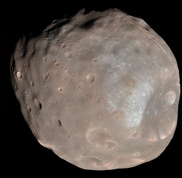 Mars, Moon, Phobos - desktop wallpaper