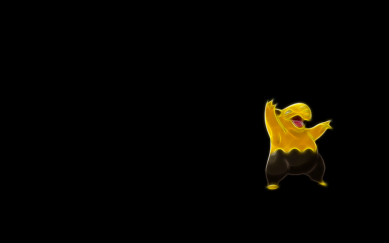 Pokemon, simple background, Drowzee, black background - desktop wallpaper
