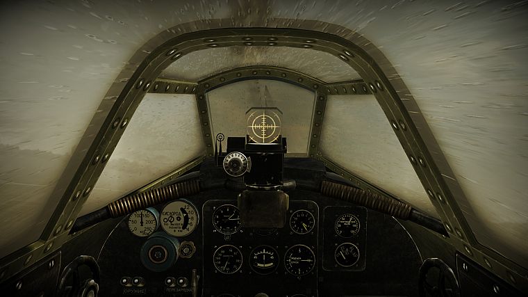 video games, aircraft, cockpit, World War II, IL-2 Shturmovik - desktop wallpaper