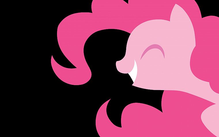 minimalistic, My Little Pony, ponies, Pinkie Pie, My Little Pony: Friendship is Magic - desktop wallpaper
