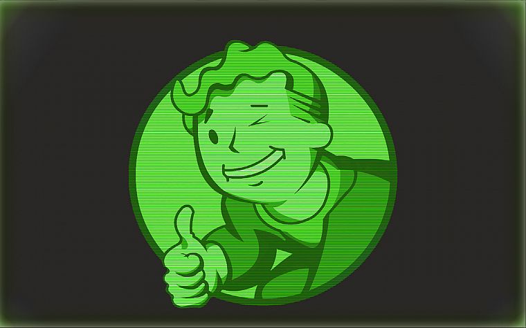 Fallout, Vault Boy, logos - desktop wallpaper