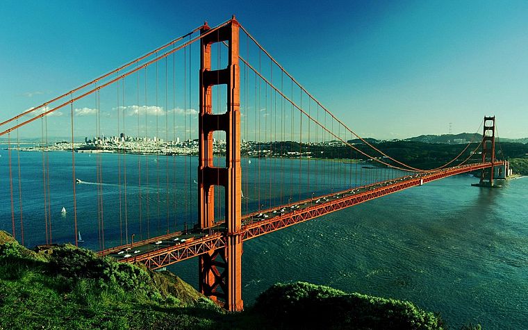 bridges, Golden Gate Bridge, San Francisco - desktop wallpaper