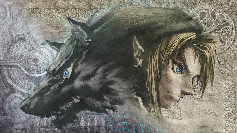 Link, The Legend of Zelda, artwork, The Legend of Zelda: Twilight Princess, wolves - desktop wallpaper