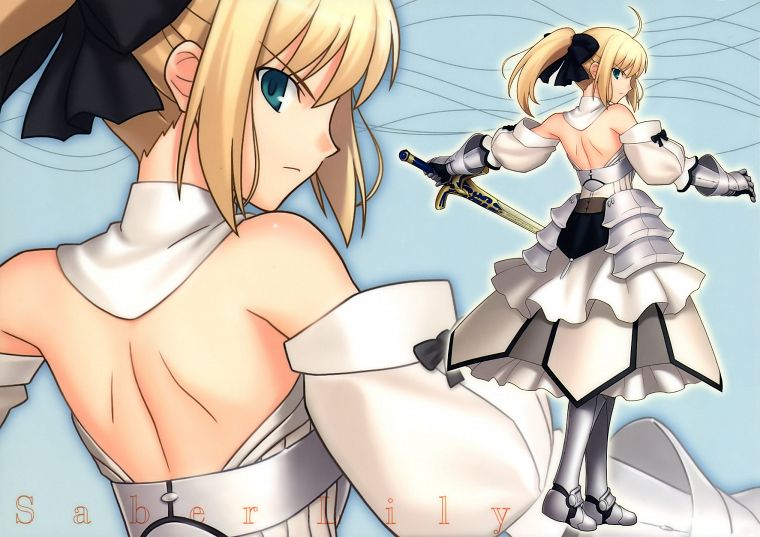 Fate Unlimited Codes, Saber Lily, detached sleeves, Fate series - desktop wallpaper