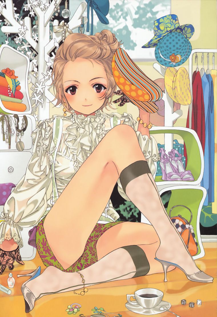 Hinata Takeda, anime girls - desktop wallpaper