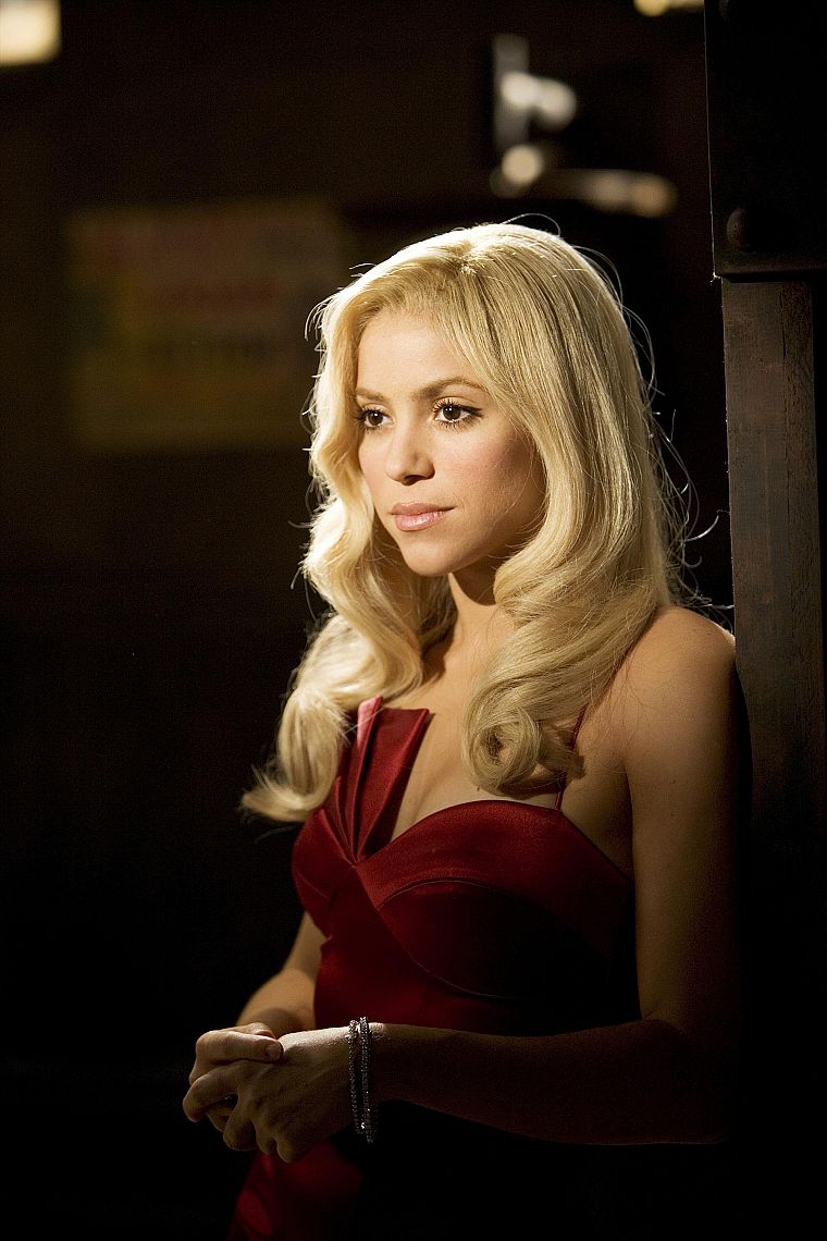 blondes, women, Shakira - desktop wallpaper