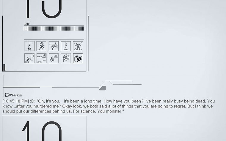 video games, quotes, Portal 2 - desktop wallpaper