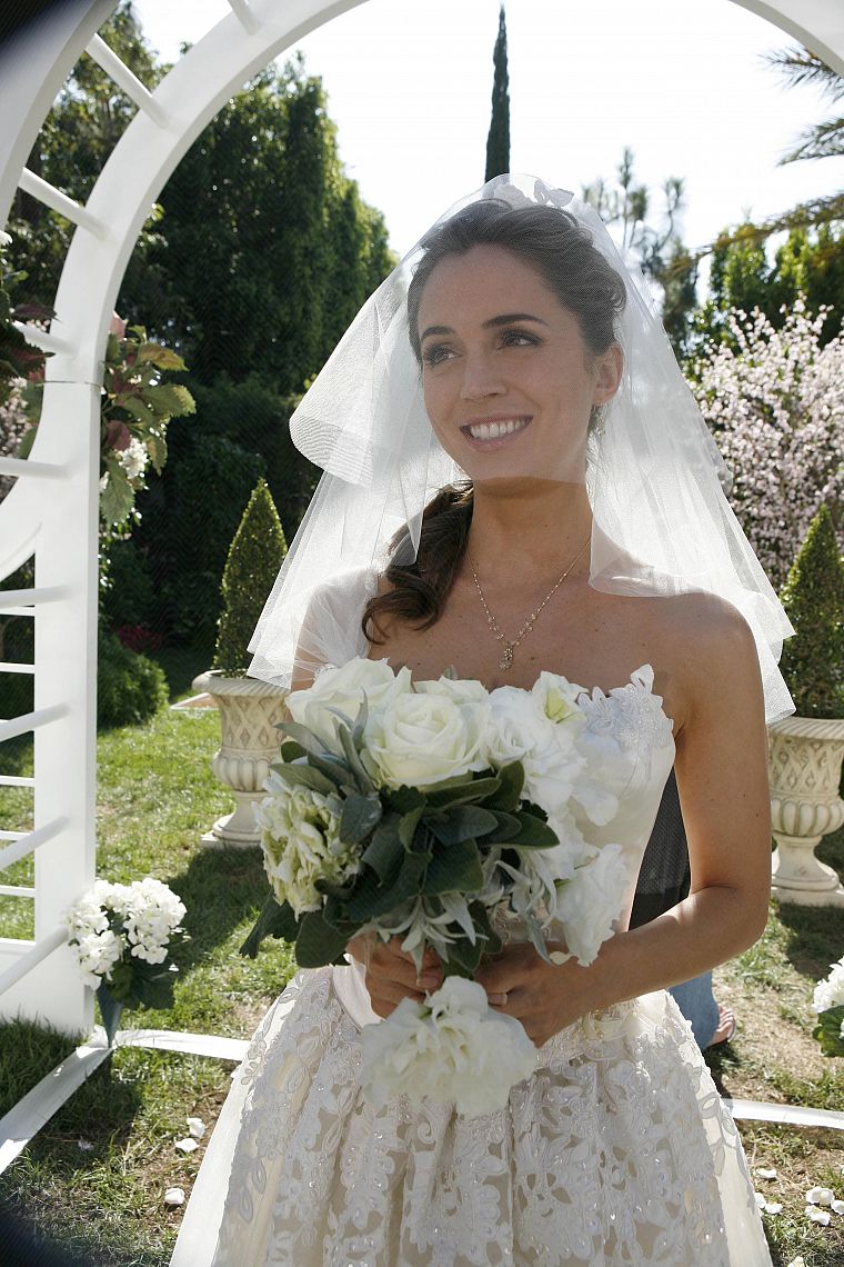 women, Eliza Dushku, brides, wedding dresses - desktop wallpaper