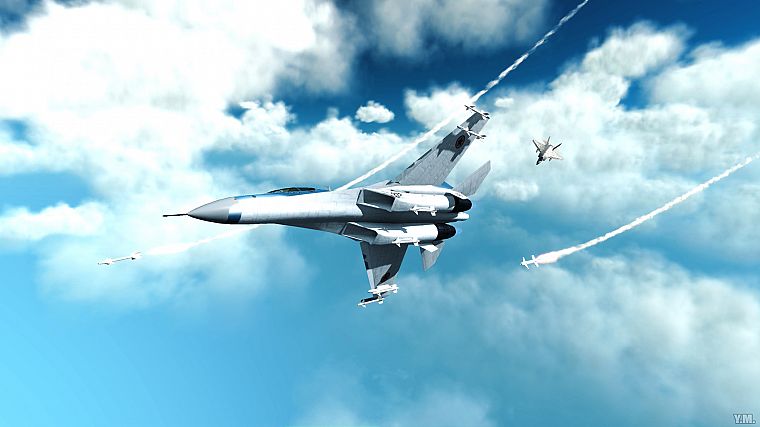 aircraft, missiles, contrails, Su-30 MKI, Su-30MKI - desktop wallpaper