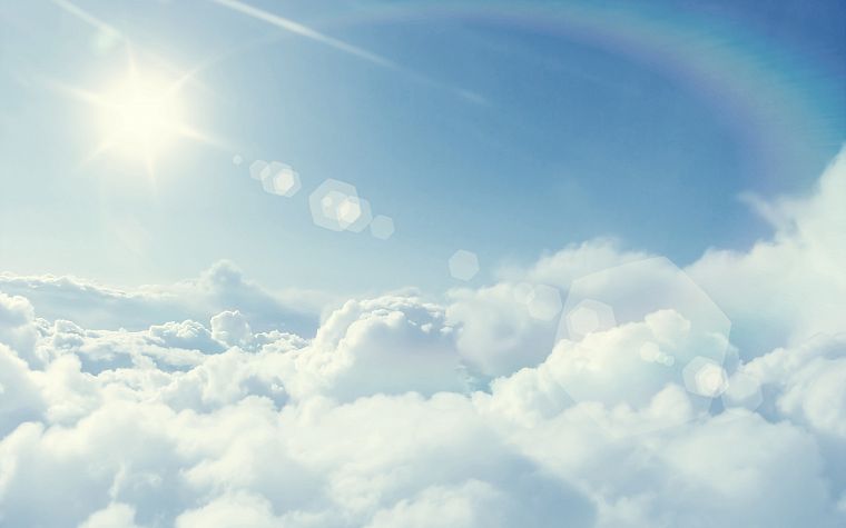 clouds, nature, Sun, skyscapes - desktop wallpaper