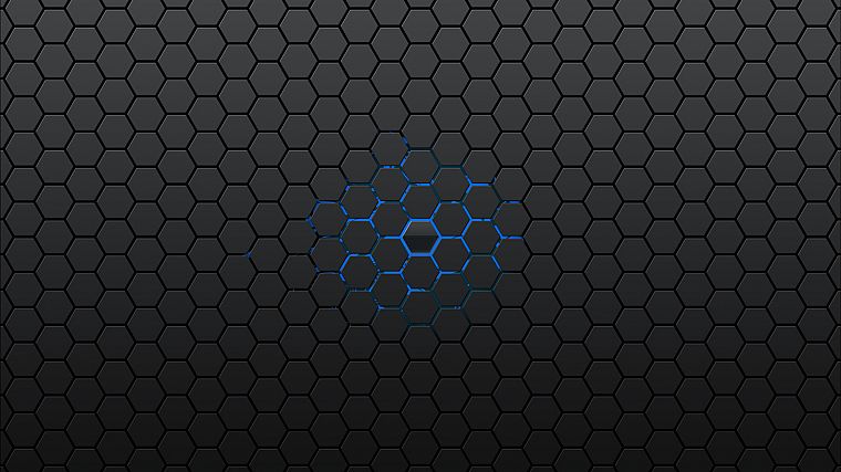 abstract, hexagons - desktop wallpaper