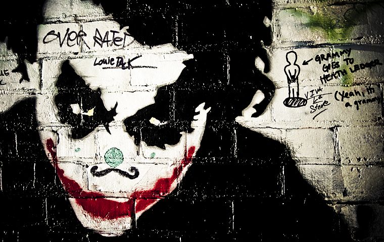 The Joker, graffiti - desktop wallpaper