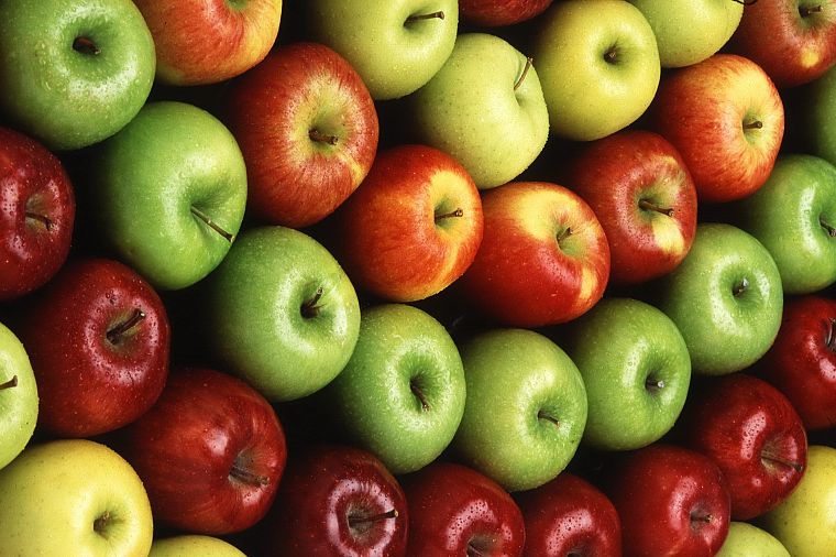 multicolor, fruits, apples - desktop wallpaper