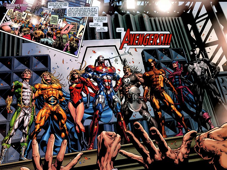 Marvel Comics, Dark Avengers - desktop wallpaper