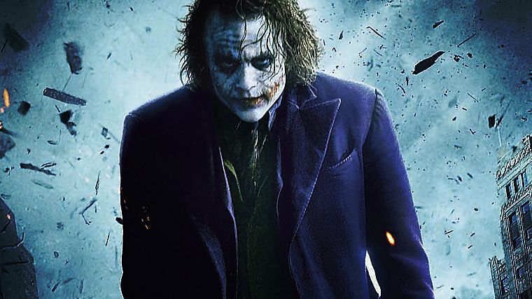 The Joker, Heath Ledger, The Dark Knight - desktop wallpaper