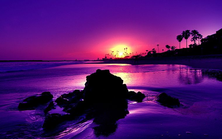 sunset, landscapes - desktop wallpaper