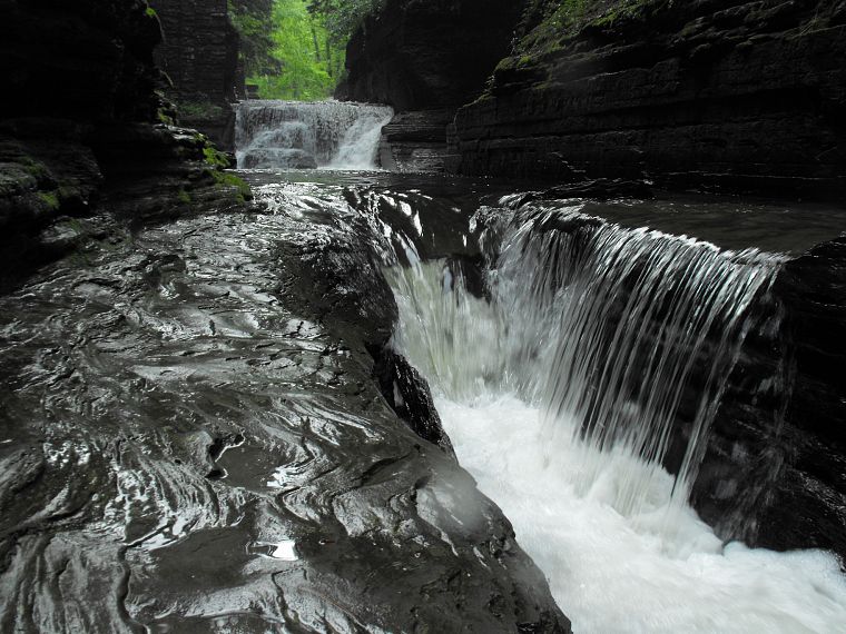 waterfalls, rivers - desktop wallpaper