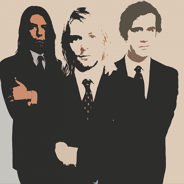 Nirvana, Dave Grohl, Kurt Cobain, Krist Novoselic - desktop wallpaper