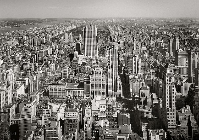 cityscapes, buildings, grayscale, skyscrapers, monochrome - desktop wallpaper