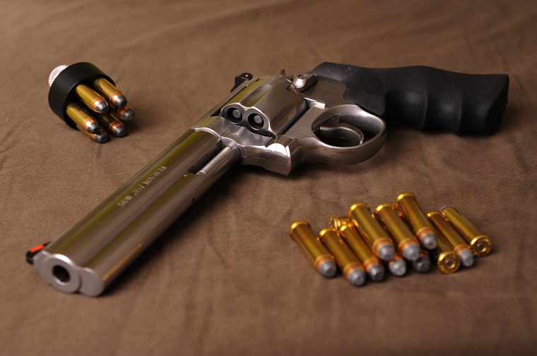 pistols, guns, Magnum, revolvers, weapons, ammunition, bullets, Smith and Wesson, Smith - desktop wallpaper